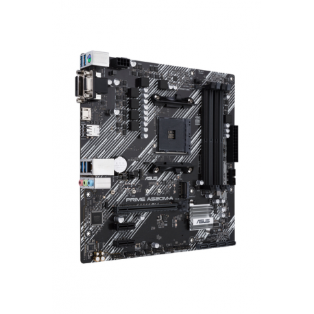 ASUS PRIME A520M-A II / CSM - Motherboard - micro ATX - Socket AM4 - AMD A520 Chipset - USB 3.2 Gen 1 - Gigabit LAN - onboard graphics (CPU required) - HD Audio (8-channel) - 6