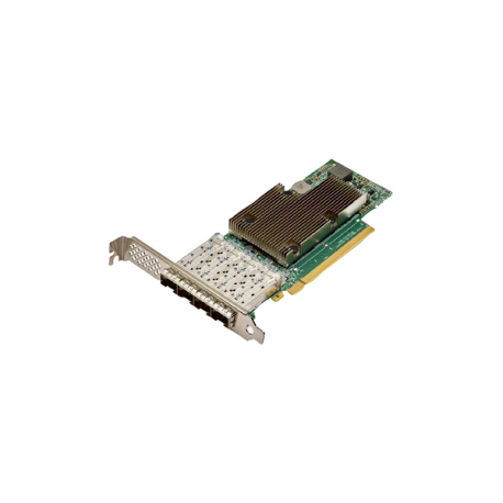 Broadcom BCM57504 - Network adapter - PCIe 4.0 x16 - 10Gb Ethernet  /  25Gb Ethernet SFP28 x 4 - for Apollo 4200 Gen10; ProLiant DL345 Gen10, DL360 Gen10, DL365 Gen10, DL380 Gen10 - 0