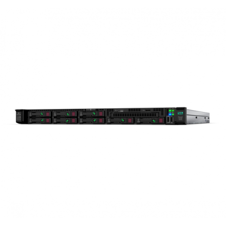 HPE ProLiant DL360 Gen10 - Server - rack-mountable - 1U - 2-way - 1 x Xeon Silver 4214R  /  2.4 GHz - RAM 32 GB - SATA / SAS - hot-swap 2.5" bay(s) - no HDD - GigE - monitor: none - 4