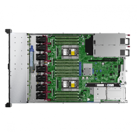 HPE ProLiant DL360 Gen10 - Server - rack-mountable - 1U - 2-way - 1 x Xeon Silver 4214R  /  2.4 GHz - RAM 32 GB - SATA / SAS - hot-swap 2.5" bay(s) - no HDD - GigE - monitor: none - 5
