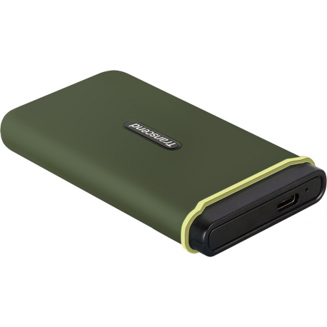 Transcend ESD380C - SSD - 4 TB - external (portable) - USB 3.2 Gen 2x2 - military green - 4