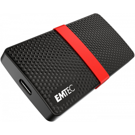 EMTEC SSD Power Plus X200 - SSD - 512 GB - external (portable) - USB 3.1 Gen 1 (USB-C connector) - 0