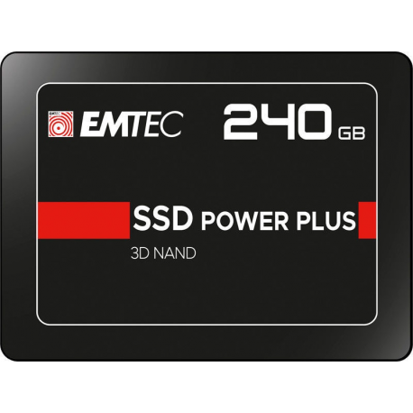 EMTEC X150 Power Plus 3D NAND - Solid state drive - 240 GB - internal - 2.5" - SATA 6Gb / s - 0