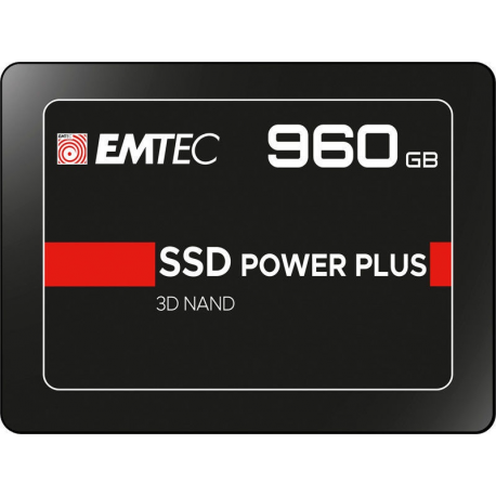 EMTEC X150 Power Plus 3D NAND - SSD - 960 GB - internal - 2.5" - SATA 6Gb / s - 0