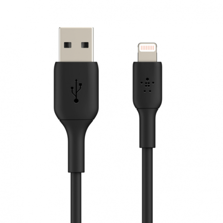 Belkin BOOST CHARGE - Lightning cable - Lightning male to USB male - 1 m - black - for Apple 10.5-inch iPad Pro; 12.9-inch iPad Pro (2nd generation); iPhone 11, 11 Pro, 11 Pro Max, 8, XR, XS, XS Max - 2