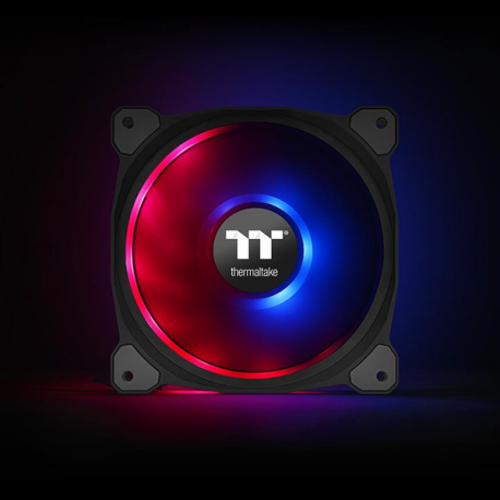 Thermaltake Riing Duo 14 RGB Radiator Fan TT - Premium Edition - case fan - 140 mm (pack of 3) - 7