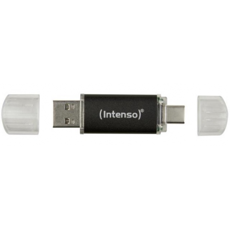 Intenso Twist Line - USB flash drive - 128 GB - USB 3.2 Gen 1 / USB-C - anthracite - 1