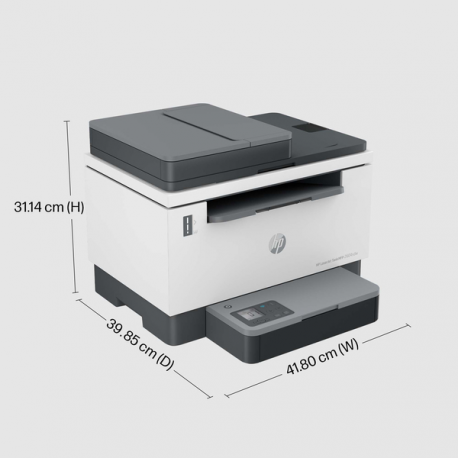HP LaserJet Tank MFP 2604sdw - Multifunction printer - B / W - laser - refillable - 216 x 297 mm (original) - A4 / Legal (media) - up to 14 ppm (copying) - up to 22 ppm (printing) - 250 sheets - USB 2.0, LAN, Wi-Fi(n), Bluetooth - 4