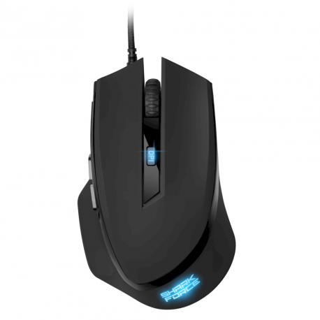Sharkoon SHARK Force II - Mouse - optical - 6 buttons - wired - USB - black - 1