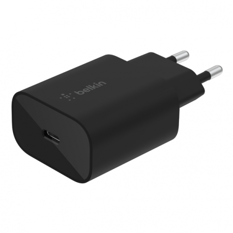 Belkin BOOST CHARGE - Power adapter - PPS technology - 25 Watt - Fast Charge, PD 3.0 (24 pin USB-C) - black - 2