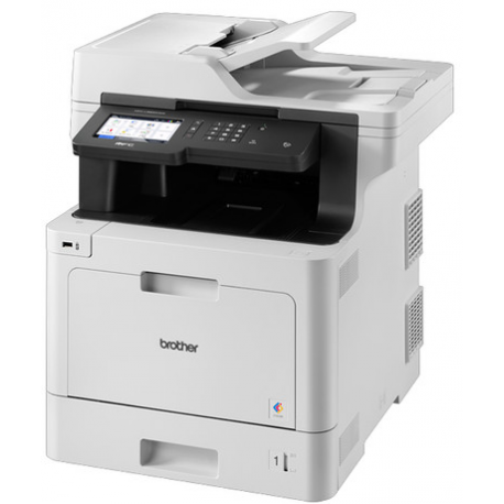 Brother MFC-L8900CDW - Multifunction printer - colour - laser - 215.9 x 355.6 mm (original) - A4 / Legal (media) - up to 31 ppm (copying) - up to 31 ppm (printing) - 300 sheets - 33.6 Kbps - USB 2.0, Gigabit LAN, Wi-Fi(n), USB host, NFC - 0