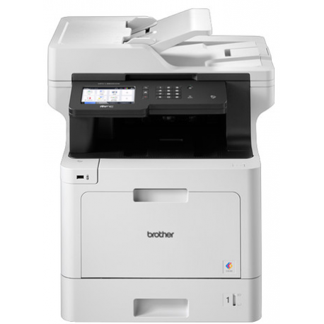 Brother MFC-L8900CDW - Multifunction printer - colour - laser - 215.9 x 355.6 mm (original) - A4 / Legal (media) - up to 31 ppm (copying) - up to 31 ppm (printing) - 300 sheets - 33.6 Kbps - USB 2.0, Gigabit LAN, Wi-Fi(n), USB host, NFC - 1