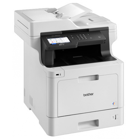 Brother MFC-L8900CDW - Multifunction printer - colour - laser - 215.9 x 355.6 mm (original) - A4 / Legal (media) - up to 31 ppm (copying) - up to 31 ppm (printing) - 300 sheets - 33.6 Kbps - USB 2.0, Gigabit LAN, Wi-Fi(n), USB host, NFC - 2