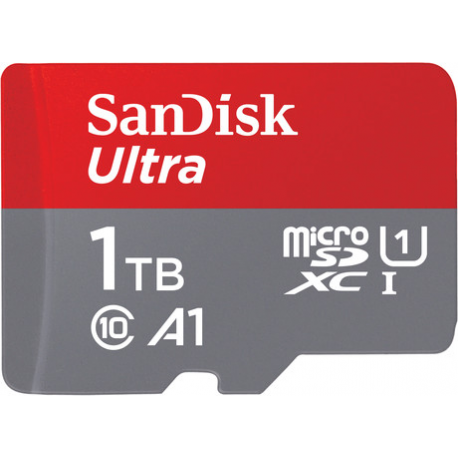 SanDisk Ultra - Flash memory card (microSDXC to SD adapter included) - 1.5 TB - A1  /  UHS Class 1  /  Class10 - microSDXC UHS-I - 4