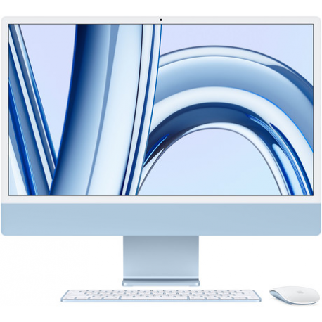 Apple iMac 24” 4.5K Retina, Apple M3 8C CPU, 10C GPU/8GB/512GB SSD/Blue/RUS Apple