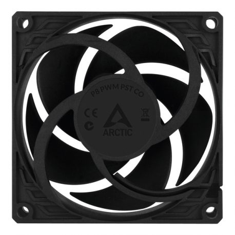 ARCTIC P8 PWM PST CO - Case fan - 80 mm - black - 5