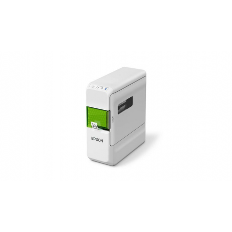 Epson LabelWorks LW-C410 - Label printer - thermal transfer - Roll (1.8 cm) - 180 dpi - up to 9 mm / sec - Bluetooth - cutter - white - 3