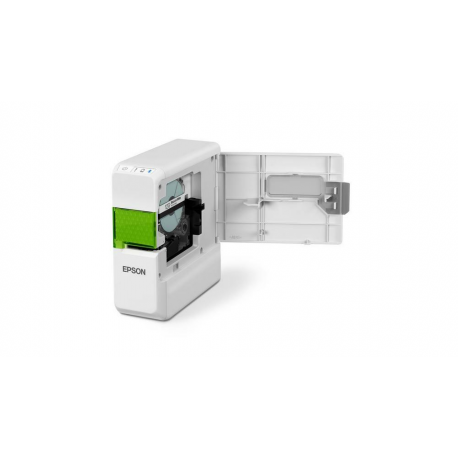 Epson LabelWorks LW-C410 - Label printer - thermal transfer - Roll (1.8 cm) - 180 dpi - up to 9 mm / sec - Bluetooth - cutter - white - 5