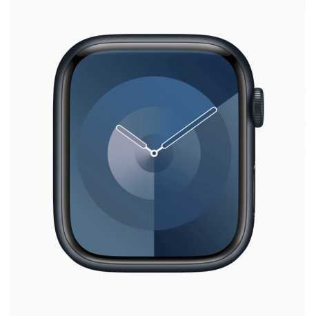 Apple Watch Series 9 GPS + Cellular 45mm Midnight Aluminium Case with Midnight Sport Band - M/L Apple
