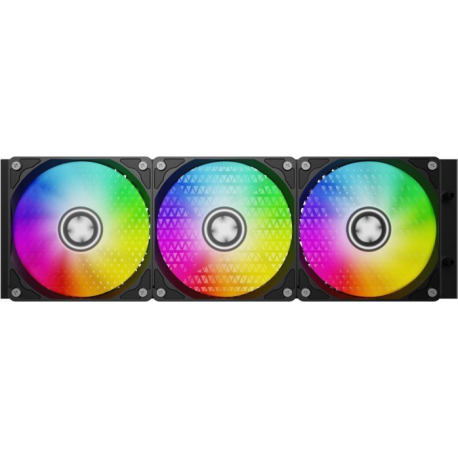 Xilence Performance X Series LiQuRizer LQ360PRO.ARGB - Processor liquid cooling system - (for: LGA1156, LGA1155, LGA2011, LGA1150, LGA1151, AM4, LGA2066, LGA1200, LGA1700, AM5) - copper - 120 mm - black - 8