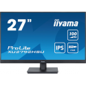 iiyama ProLite XU2792HSU-B6 - LED monitor - 27" - 1920 x 1080 Full HD (1080p) @ 100 Hz - IPS - 250 cd / m² - 1300:1 - 0.4 ms - HDMI, DisplayPort - speakers - matte black