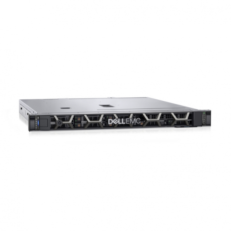 Dell PowerEdge R350 - Server - rack-mountable - 1U - 1-way - 1 x Xeon E-2314  /  2.8 GHz - RAM 16 GB - SAS - hot-swap 2.5" bay(s) - SSD 480 GB - Matrox G200 - GigE - no OS - monitor: none - black - BTP - Dell Smart Selection, Dell Smart Value - with 3 Years Basic Support with Next Business Day Onsite Service - 3