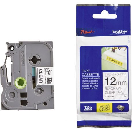 Brother TZe-131 - laminated tape - 1 cassette(s) - Roll (1.2 cm x 8 m) - 0