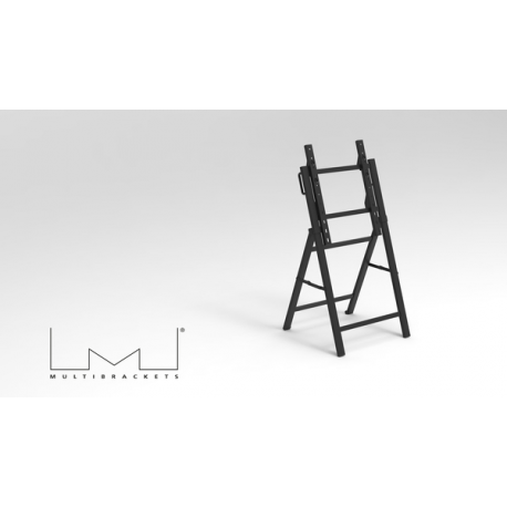 Multibrackets M Easel - Stand - for LCD display - plastic, steel - black - screen size: 32"-55" - mounting interface: 400 x 600 mm - 14