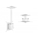 Multibrackets M Pro HD Series - Mounting kit (adjustable mounting arm, projector mount) - for projector - white - ceiling mountable
