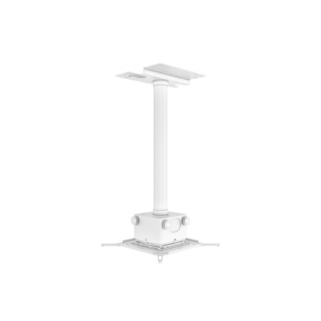 Multibrackets M Pro HD Series - Mounting kit (adjustable mounting arm, projector mount) - for projector - white - ceiling mountable - 4