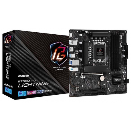 ASROCK B760M PG LIGHTNING WIFI LGA1700 mATX DDR5 WiFi