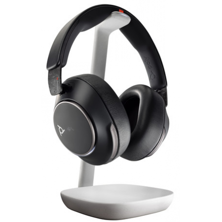 Poly Voyager Surround 85 - Voyager Surround 80 series - headset - over ear - Bluetooth - wireless - active noise cancelling - USB-C via Bluetooth adapter - black - Certified for Microsoft Teams, Certified for Microsoft Teams Open Office, UC certified - 4