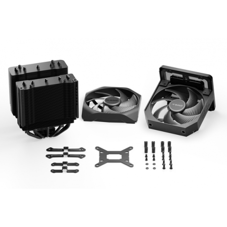 be quiet! Dark Rock Elite - Processor cooler - (for: LGA1155, LGA1150, LGA1151, AM4, LGA1200, LGA1700, AM5) - aluminium with copper base - 135 mm - black - 6