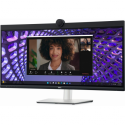 Dell P3424WEB - LED monitor - curved - 34" (34.14" viewable) - 3440 x 1440 UWQHD @ 60 Hz - IPS - 300 cd / m² - 1000:1 - 5 ms - HDMI, DisplayPort, USB-C - speakers - with 3 years Advanced Exchange Basic Warranty
