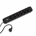 Bachmann PRIMO 2 - Power strip - output connectors: 6 (6 x power) - 2 m cord - black