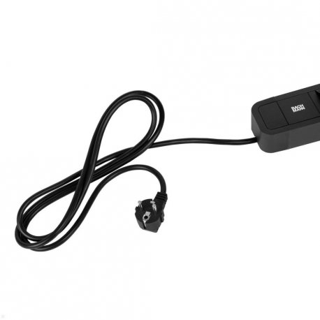 Bachmann PRIMO 2 - Power strip - output connectors: 6 (6 x power) - 2 m cord - black - 7