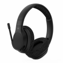 Belkin SoundForm Adapt - Headphones with mic - full size - Bluetooth - wireless, wired - 3.5 mm jack, USB-C - black