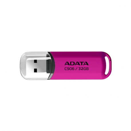 ADATA Classic Series C906 - USB flash drive - 32 GB - USB 2.0 - pink - 0