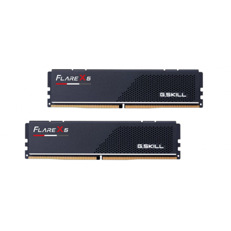 G.Skill Flare X5 - DDR5 - kit - 32 GB: 2 x 16 GB - DIMM 288-pin low profile - 6000 MHz  /  PC5-48000 - CL30 - 1.35 V - unbuffered - non-ECC - matte black - 3