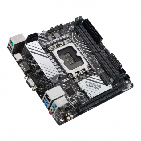 ASUS PRIME H610I-PLUS-CSM - Motherboard - mini ITX - LGA1700 Socket - H610 Chipset - USB 3.2 Gen 1 - Gigabit LAN - onboard graphics (CPU required) - HD Audio (8-channel) - 5