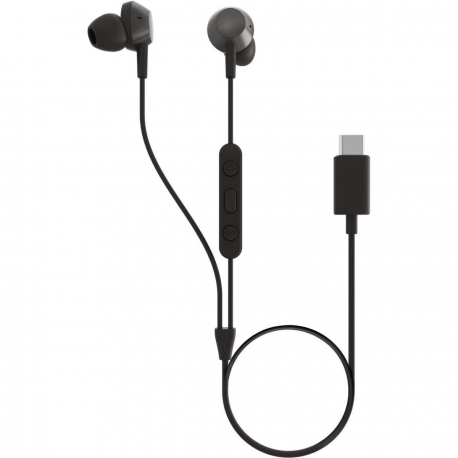 Philips TAE5008BK - Earphones with mic - in-ear - wired - USB-C - black - 0