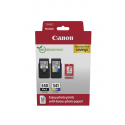 Canon PG-540 / CL-541 Photo Paper Value Pack - 2-pack - black, colour (cyan, magenta, yellow) - original - hanging box - ink cartridge  /  paper kit - for PIXMA MG3250, MG3550, MG3650, MG4250, MX395, MX455, MX475, MX525, MX535, TS5150, TS5151