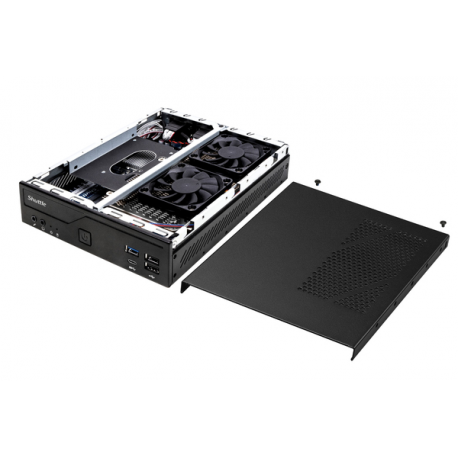 Shuttle XPC slim DH610 - Barebone - Slim-PC - LGA1700 Socket - Intel H610 - no CPU - RAM 0 GB - GigE, 2.5 GigE - black - 3
