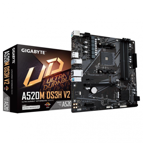 GIGABYTE A520M DS3H V2 AM4 DDR4 Micro ATX MB - 0