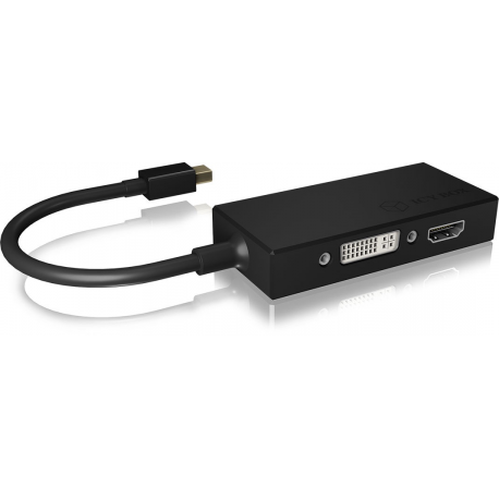RaidSonic ICY BOX IB-AC1032 - Video converter - DisplayPort - DVI, HDMI, VGA - black - 2