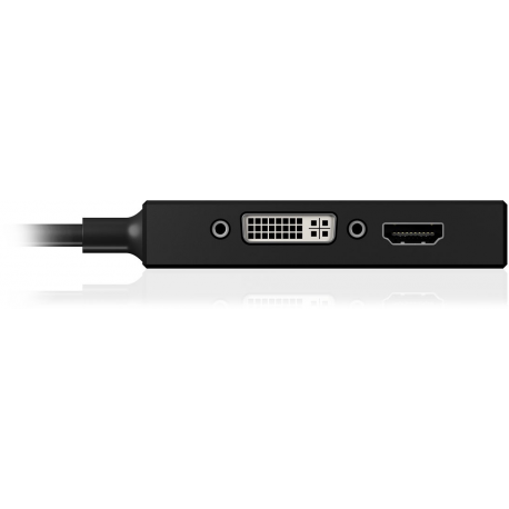 RaidSonic ICY BOX IB-AC1032 - Video converter - DisplayPort - DVI, HDMI, VGA - black - 4