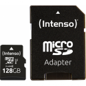 Intenso - Flash memory card (SD adapter included) - 128 GB - UHS-I U1  /  Class10 - microSDXC UHS-I