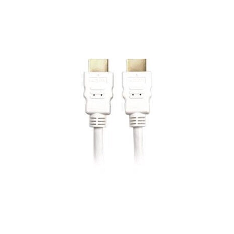 Sharkoon - HDMI cable with Ethernet - HDMI male to HDMI male - 1 m - white - 0