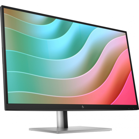 HP E27k G5 - E-Series - LED monitor - 27" (27" viewable) - 3840 x 2160 4K UHD (2160p) @ 60 Hz - IPS - 350 cd / m² - 1000:1 - 5 ms - HDMI, DisplayPort, USB-C - speakers - black head, black and silver (stand) - 2