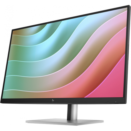 HP E27k G5 - E-Series - LED monitor - 27" (27" viewable) - 3840 x 2160 4K UHD (2160p) @ 60 Hz - IPS - 350 cd / m² - 1000:1 - 5 ms - HDMI, DisplayPort, USB-C - speakers - black head, black and silver (stand) - 3